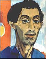 Portrait of Sohrab Sepehri: Self-portrait